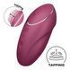 Вібростимулятор-пульсатор Satisfyer Tap & Climax 1 Red, ефект постукування пальцем, 2 мотори SX0566 фото 1