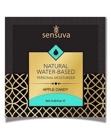 Пробник лубриканта на водній основі Sensuva - Natural Water-Based Apple Candy (6 мл) SO3393 фото