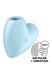 Вакуумний стимулятор клітора з вібрацією Satisfyer Cutie Heart Blue SO6287 фото 2
