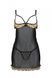 Еротичний пеньюар Passion MARINA CHEMISE, XXL XXXL, beige SO9721 фото 3