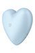 Вакуумний стимулятор клітора з вібрацією Satisfyer Cutie Heart Blue SO6287 фото 5