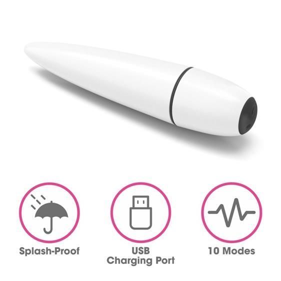 Віброкуля LoveToy IJOY Rechargeable Power Play White 6452LV230205 фото