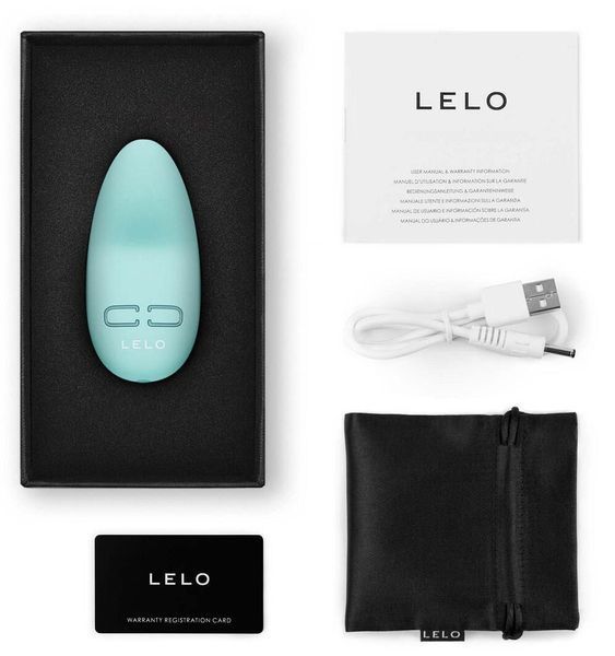 Мінівібратор для клітора LELO Lily 3 Polar Green, 10 режимів, дуже потужний SX0692 фото