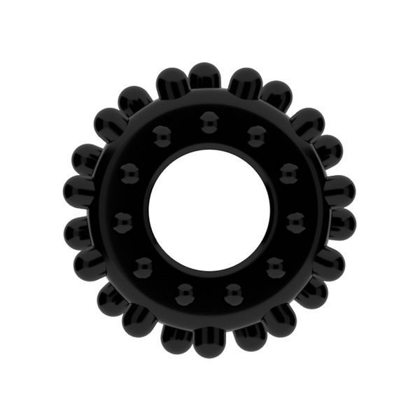 Ерекційне кільце LoveToy Power Plus Cockring 2 Black 6452LV1433 фото