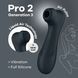 Вакуумний кліторальний стимулятор Satisfyer Pro 2 Generation 3 with Liquid Air Dark Grey SO8402 фото 6