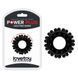 Ерекційне кільце LoveToy Power Plus Cockring 2 Black 6452LV1433 фото 1