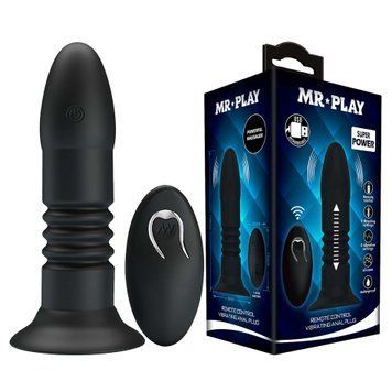 Анальна пробка з вібрацією Mr.Play Remote Control Vibrating Anal Plug 6603BI-014595W-MR фото