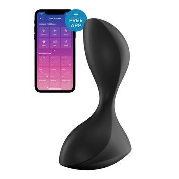 Анальна смарт-пробка з вібрацією Satisfyer Sweet Seal Black SO6100 фото