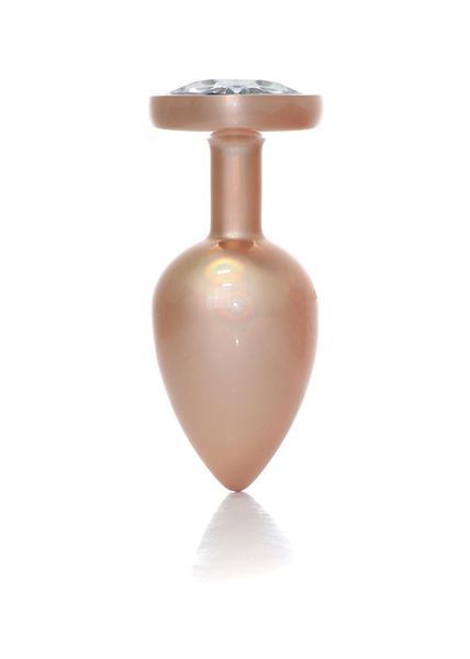 Анальна пробка Boys of Toys Jewellery Pearl Gold Heart Plug Clear L 62530064-00137 фото