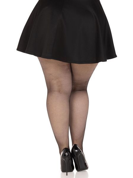 Панчохи Leg Avenue Spandex micro net tights Black 1X 2X SX1050 фото