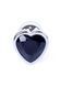 Анальна пробка Boys of Toys Jewellery Silver Heart Plug Black 62530064-00047 фото 3
