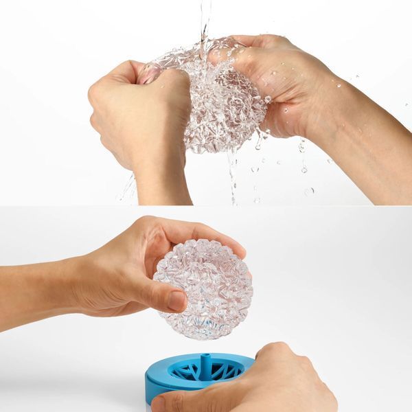 Мастурбатор з ніжними хвилями Tenga Geo Aqua Clear SX5127 фото
