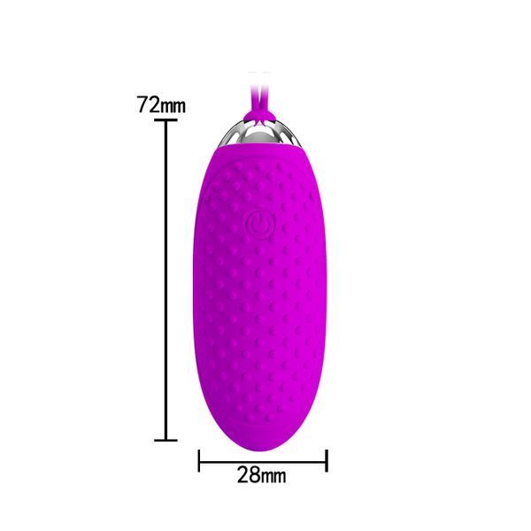 Віброяйце Pretty Love Joannna Vibrating Egg Purple, 54 г 6603BI-014362W-5 фото