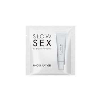 Пробник гель-змазки для мастурбації Bijoux Indiscrets Slow Sex Finger play gel (2 мл) SO5947 фото