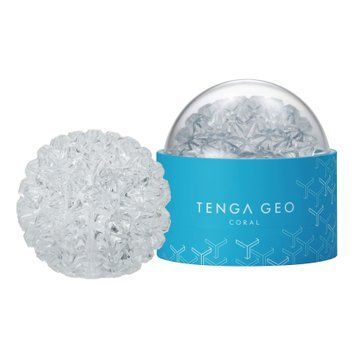 Мастурбатор з об&rsquo;ємними зірками Tenga Geo Coral Clear SX5128 фото