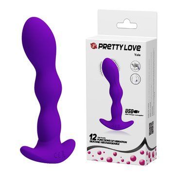 Анальна пробка Pretty Love Yale Anal Plug Purple 6603BI-040068-1 фото
