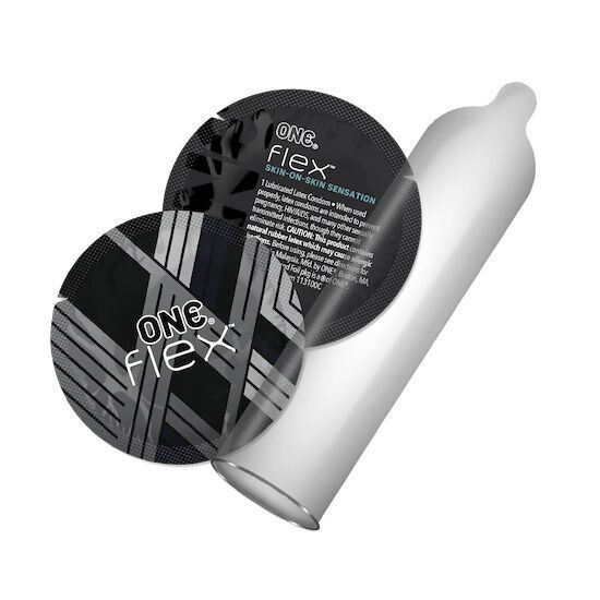 Презервативи ONE Flex Graphene Condom 10 шт, подарункова упаковка тюб SX0787 фото