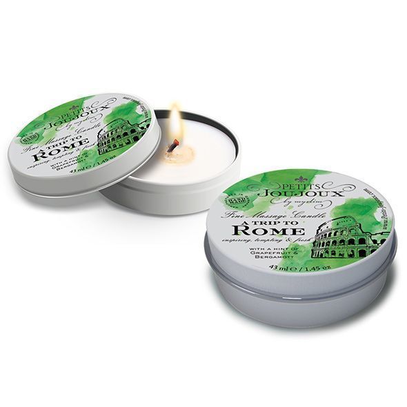 Масажна свічка Petits Joujoux - Rome - Grapefruit and Bergamott з афродизіаками (43 мл) SO3172 фото