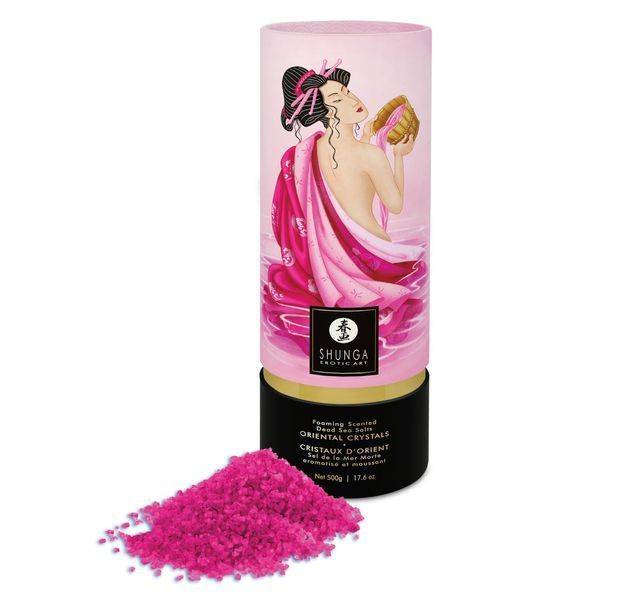 Пінлива сіль для ванни Shunga Rose Petal (500 г) SO6893 фото