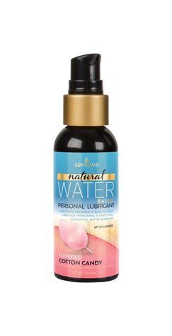 Лубрикант на водній основі Sensuva Natural Water-Based Cotton Candy (57 мл) без гліцерину та парабенів SO4944 фото