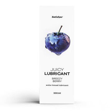 Лубрикант на водній основі Satisfyer Juicy Lubricant Breezy Berry water based, 300 мл SX2720 фото