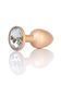 Анальна пробка Boys of Toys Jewellery Pearl Gold Plug Clear S 62530064-00129 фото 1