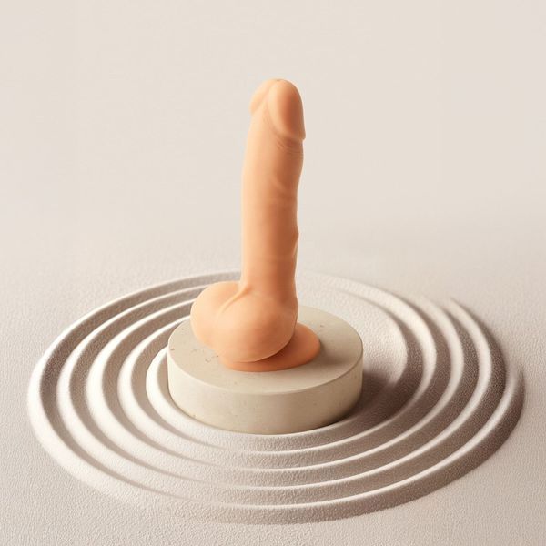 Фалоімітатор з вібрацією і ротацією Strap-On-Me Rotating & Vibrating Realistic Dildo - L - Vanilla SX3504 фото