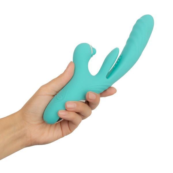 Вібратор-кролик Good Vibes Only - Lisa Thrusting Rabbit Vibrator with G-Spot Stimulator SX3066 фото