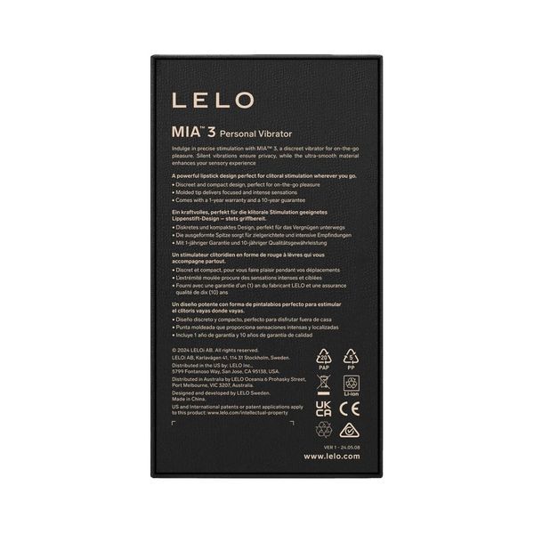 Шикарна віброкуля LELO Mia 3 Deep Rose SX2557 фото