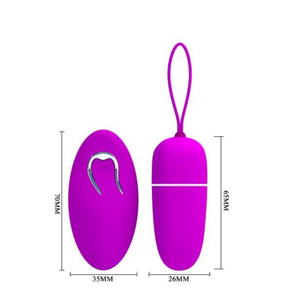 Віброяйце Pretty Love Bradley Vibrating Egg Purple, 44 г 6603BI-014377W фото