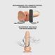 Фалоімітатор з вібрацією і ротацією Strap-On-Me Rotating & Vibrating Realistic Dildo - L - Vanilla SX3504 фото 3