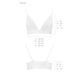 Еластичний топ з мереживом Passion PS001 TOP XL, white SO4189 фото 5