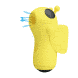 Вакуумний вібростимулятор клітора Pretty Love Magic Bee Stimulator Yellow 6603BI-300059 фото 1