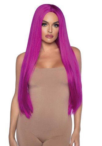 Перука Leg Avenue 33" Long straight center part wig Raspberry SO8593 фото
