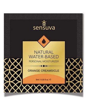 Пробник лубриканта на водній основі Sensuva - Natural Water-Based Orange Creamsicle (6 мл) SO3395 фото