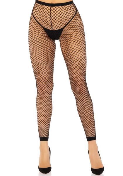 Панчохи Leg Avenue Industrial Net footless tights Black One Size SX1053 фото