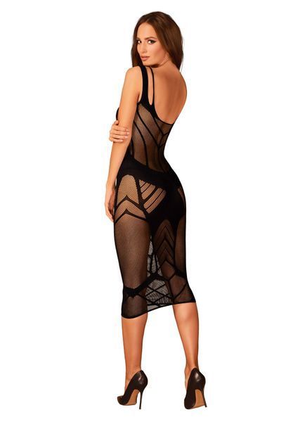 Напівпрозора сукня міді Obsessive D609 dress SO7703 фото