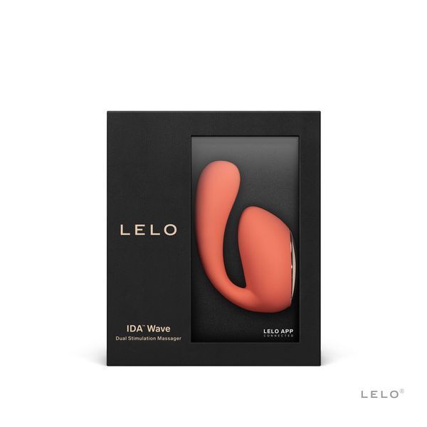Смарт-вібратор з технологією WaveMotionLELO Ida Wave Coral Red SO8077 фото