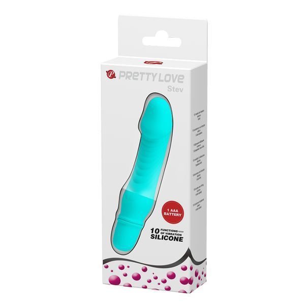 Мінівібратор Pretty Love Stev Vibrator Blue 6603BI-014510-3 фото