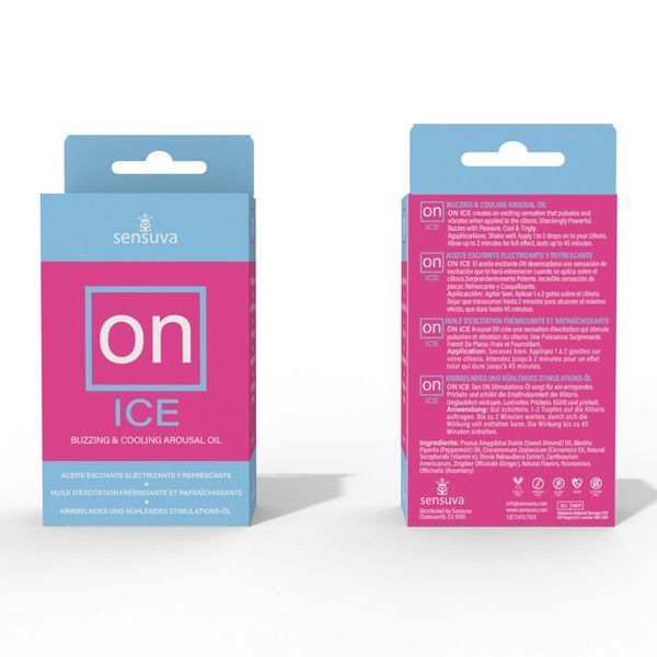 Збуджувальні краплі для клітора Sensuva &ndash; ON Arousal Oil for Her Ice (5 мл) охолоджувальні, до 30 хвилин SO3167 фото