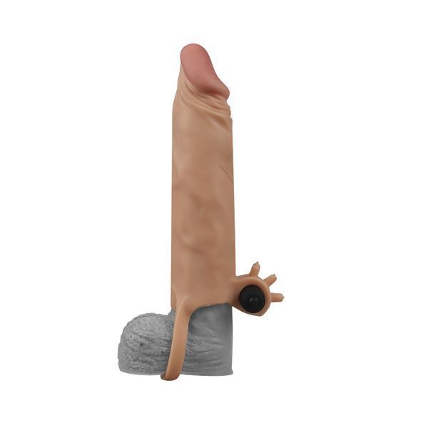 Насадка на член LoveToy Pleasure X-Tender Vibrating Penis Sleeve Add 2" Flesh 6452LV1063-9 фото