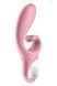 Смарт вібратор-кролик Satisfyer Hug Me Pink, 2 мотори, діаметр 4,2см, широка кліторальна частина SO6274 фото 3