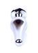 Анальна пробка Boys of Toys Jewellery Silver Long Plug Black d - 3 см 62530064-00074 фото 5
