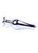 Анальна пробка Boys of Toys Jewellery Silver Long Plug Black d - 3 см 62530064-00074 фото 4