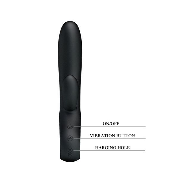 Вібратор-кролик Pretty Love Elmer Vibrator Black 6603BI-014413-1 фото