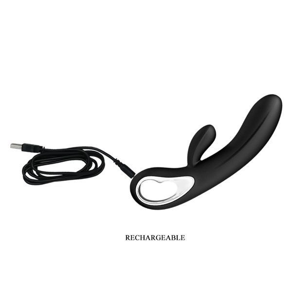 Вібратор-кролик Pretty Love Elmer Vibrator Black 6603BI-014413-1 фото