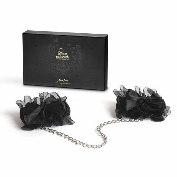 Наручники Bijoux Indiscrets - Frou Frou Organza handcuffs, атлас і органза, подарункова упаковка SO2329 фото