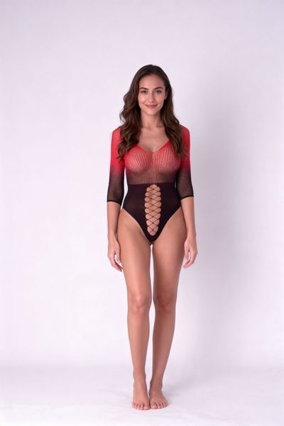 Бодістокінг Passion BS118 black/red SX4261 фото