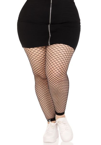 Панчохи Leg Avenue Industrial Net footless tights Black 1X 2X SX1054 фото