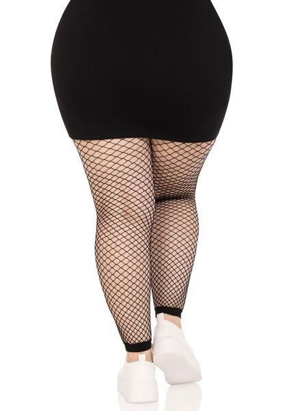 Панчохи Leg Avenue Industrial Net footless tights Black 1X 2X SX1054 фото